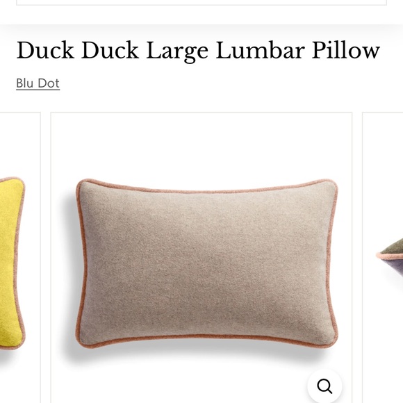 Blu Dot Lumbar Cushions - Picture 8 of 14